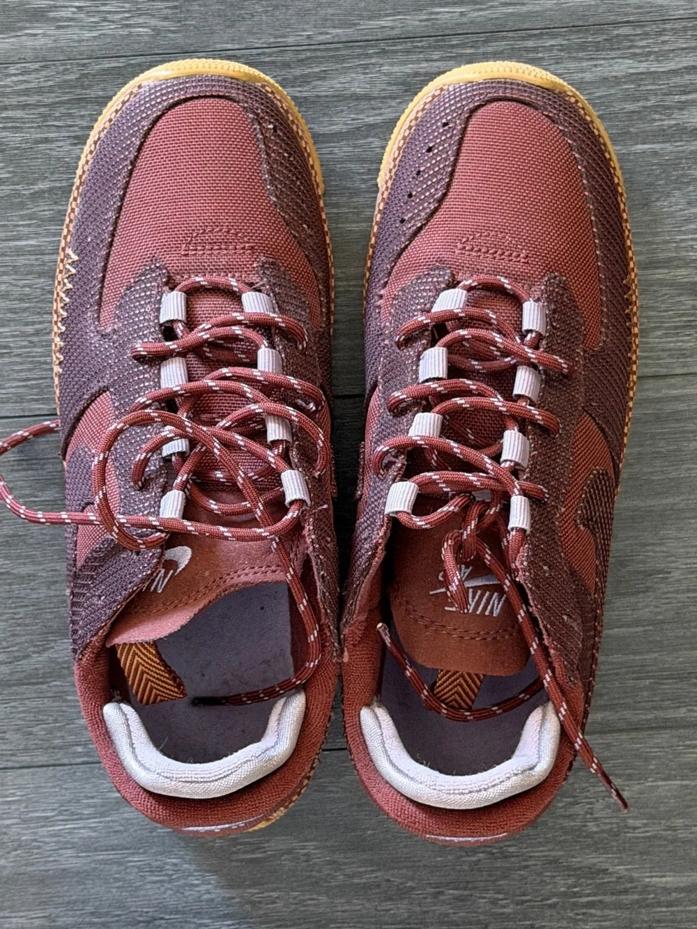 Nike Women’s Brown and Tan Athletic Sneakers